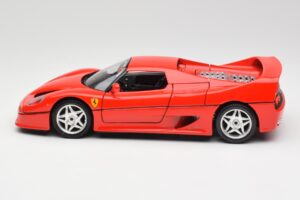 Ferrari F50 Hardtop Červený Bburago 1:18 3362 Kov – obrázok 4 z 8