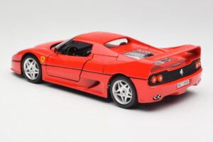 Ferrari F50 Hardtop Červený Bburago 1:18 3362 Kov – obrázok 7 z 8
