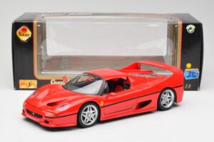 Ferrari F50 Červený Maisto 1:18 50262 Kov – obrázok 8 z 8