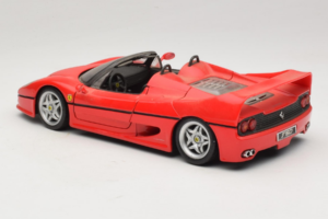 Ferrari F50 Spider Červený Shell Maisto 1:18 3076-M1 Kov – obrázok 7 z 8