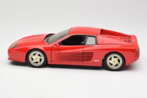 Ferrari F512 M Červený Hot Wheels 1:18 29758 Kov – obrázok 4 z 8