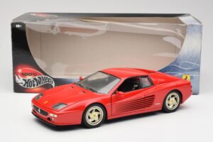 Ferrari F512 M Červený Hot Wheels 1:18 29758 Kov – obrázok 8 z 8