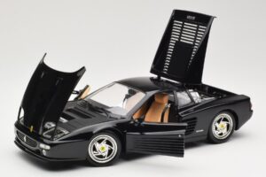 Ferrari F512M Čierny Hot Wheels 1:18 23922 Kov – obrázok 2 z 8