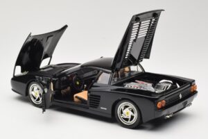 Ferrari F512M Čierny Hot Wheels 1:18 23922 Kov – obrázok 5 z 8