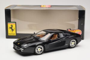 Ferrari F512M Čierny Hot Wheels 1:18 23922 Kov – obrázok 8 z 8