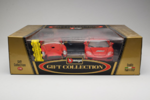 Ferrari Gift Set 250 Testa Rossa & 360 Modena Challenge Červený Bburago 1:18 GC001 Kov – obrázok 2 z 2