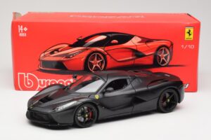 Ferrari LaFerrari F150 Matte Black Bburago 1:18 18-16901BK Kov – obrázok 8 z 8