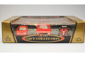 Ferrari Promo Set F40 550 Maranello Scuderia Ferrari F310 F1 1996 Bburago 1:18 FERRARI001 Kov – obrázok 2 z 2