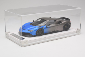 Ferrari SF90 Novitec Blue Grey Metallic IVY 1:18 REMC029 Živica – obrázok 6 z 7