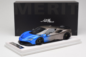 Ferrari SF90 Novitec Blue Grey Metallic IVY 1:18 REMC029 Živica – obrázok 7 z 7