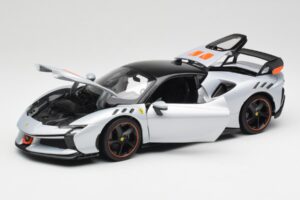 Ferrari SF90 XX Stradale Arctic White Bburago 1:18 18-16020W Kov – obrázok 2 z 8
