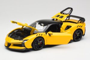 Ferrari SF90 XX Stradale Giallo Modena Bburago 1:18 18-16020Y Kov – obrázok 2 z 8