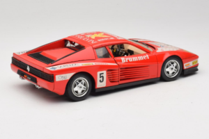 Ferrari Testarossa Brummel #5 Červený 1984 Bburago 1:18 3004-P1 Kov – obrázok 3 z 8