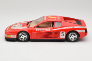 Ferrari Testarossa Brummel #5 Červený 1984 Bburago 1:18 3004-P1 Kov – obrázok 4 z 8