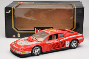Ferrari Testarossa Brummel #5 Červený 1984 Bburago 1:18 3004-P1 Kov – obrázok 8 z 8