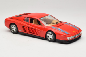 Ferrari Testarossa PPG Auto Refinish Červený Bburago 1:18 3039-P3 Kov – obrázok 6 z 8