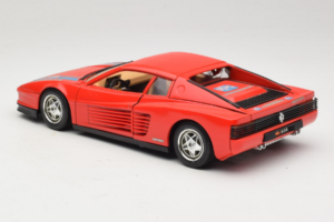 Ferrari Testarossa PPG Auto Refinish Červený Bburago 1:18 3039-P3 Kov – obrázok 7 z 8