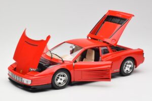 Ferrari Testarossa Červený Bburago 1:18 3019 Kov – obrázok 2 z 8