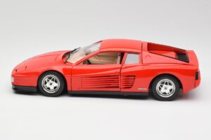 Ferrari Testarossa Červený Bburago 1:18 3019 Kov – obrázok 4 z 8
