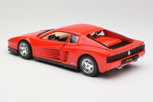 Ferrari Testarossa Červený Bburago 1:18 3019 Kov – obrázok 7 z 8