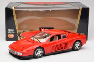 Ferrari Testarossa Červený Bburago 1:18 3019 Kov – obrázok 8 z 8