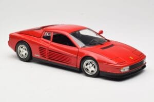 Ferrari Testarossa Červený Hot Wheels 1:18 23918 Kov – obrázok 6 z 8