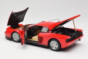 Ferrari Testarossa Červený Kyosho 1:18 08422R Kov – obrázok 5 z 8