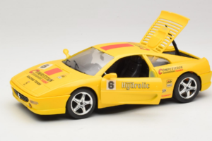 Ferrari F355 Berlinetta Racing Žltý Solido 1:18 9009-Y1 Kov – obrázok 2 z 8