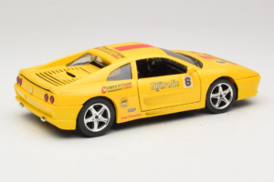 Ferrari F355 Berlinetta Racing Žltý Solido 1:18 9009-Y1 Kov – obrázok 3 z 8