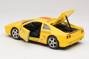 Ferrari F355 Berlinetta Racing Žltý Solido 1:18 9009-Y1 Kov – obrázok 5 z 8