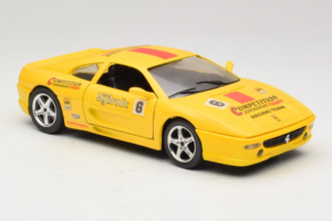 Ferrari F355 Berlinetta Racing Žltý Solido 1:18 9009-Y1 Kov – obrázok 6 z 8