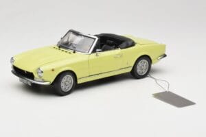 Fiat 124 Spider BS1 Žltý Sun Star 1:18 4921 Kov