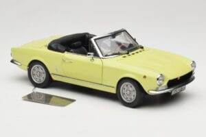 Fiat 124 Spider BS1 Žltý Sun Star 1:18 4921 Kov – obrázok 6 z 8