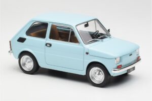 Fiat 126 Svetlomodrý MCG 1:18 MCG18415 Kov – obrázok 4 z 6