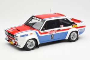 Fiat 131 Abarth Fiat France #9 J-C. Andruet / C. Delferrier Winner Rally Sanremo 1977 Kyosho 1:18 08375A Kov