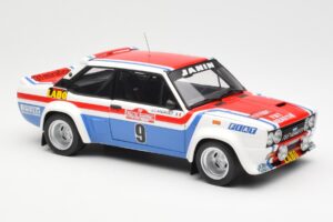 Fiat 131 Abarth Fiat France #9 J-C. Andruet / C. Delferrier Winner Rally Sanremo 1977 Kyosho 1:18 08375A Kov – obrázok 6 z 8