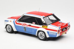 Fiat 131 Abarth Fiat France #9 J-C. Andruet / C. Delferrier Winner Rally Sanremo 1977 Kyosho 1:18 08375A Kov – obrázok 7 z 8