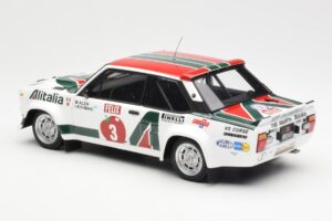 Fiat 131 Abarth #3 M. Alen / I. Kivimaki Winner Rally 1000 Lakes 1980 Kyosho 1:18 08376H Kov – obrázok 7 z 8