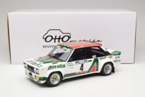 Fiat 131 Abarth #5 M. Alen / I. Kivimaki Rally Portugal 1978 Otto 1:12 G093 Živica – obrázok 6 z 6