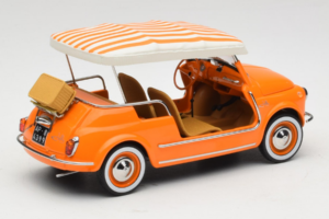 Fiat 500 Jolly Oranžový Norev 1:18 187791 Kov – obrázok 2 z 6