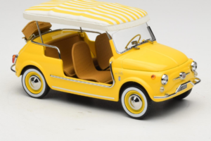 Fiat 500 Jolly Žltý Norev 1:18 187790 Kov – obrázok 4 z 6