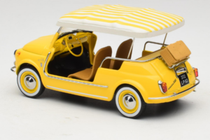 Fiat 500 Jolly Žltý Norev 1:18 187790 Kov – obrázok 5 z 6