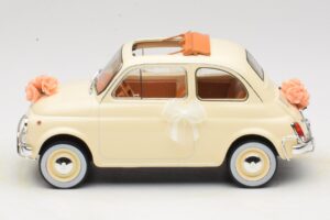 Fiat 500 L Slonovinová Wedding Gift Norev 1:18 187780 Kov – obrázok 3 z 6