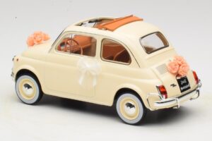 Fiat 500 L Slonovinová Wedding Gift Norev 1:18 187780 Kov – obrázok 5 z 6