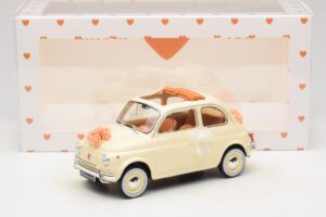 Fiat 500 L Slonovinová Wedding Gift Norev 1:18 187780 Kov – obrázok 6 z 6