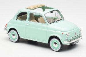 Fiat 500L Pastel Modrý Norev 1:18 187777 Kov – obrázok 4 z 6