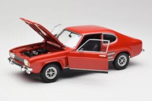 Ford Capri Mk1 1700 GT Červený Minichamps 1:18 180089001 Kov – obrázok 2 z 8