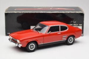 Ford Capri Mk1 1700 GT Červený Minichamps 1:18 180089001 Kov – obrázok 8 z 8