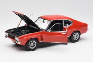 Ford Capri Mk1 2600 RS Červeno-Čierny Minichamps 1:18 180089071 Kov – obrázok 2 z 8