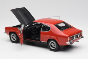 Ford Capri Mk1 2600 RS Červeno-Čierny Minichamps 1:18 180089071 Kov – obrázok 5 z 8